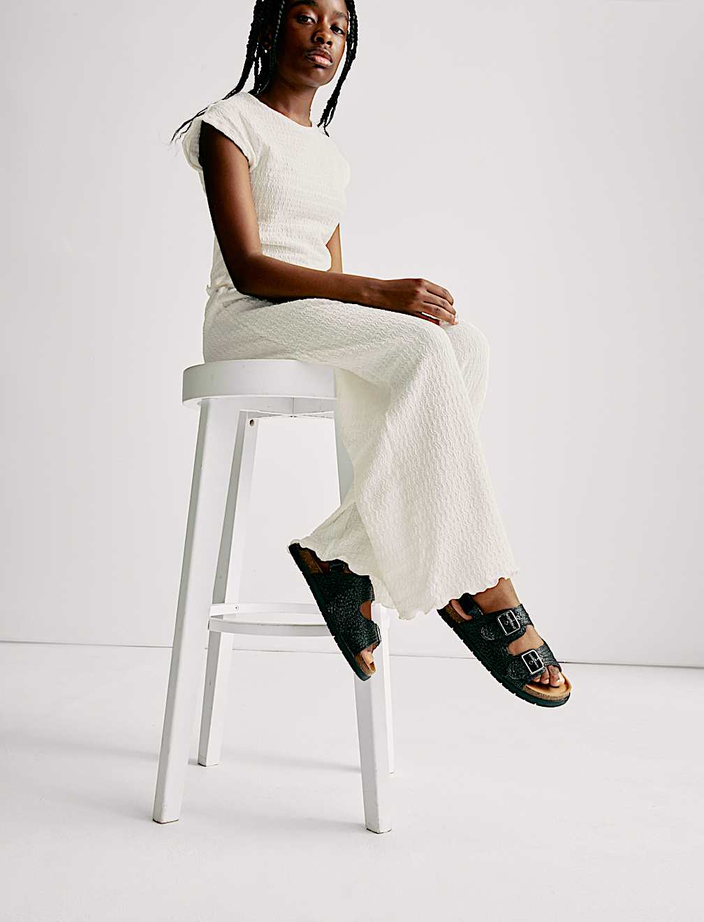 2pc Textured Top and Trousers Outfit (6-16 Yrs)