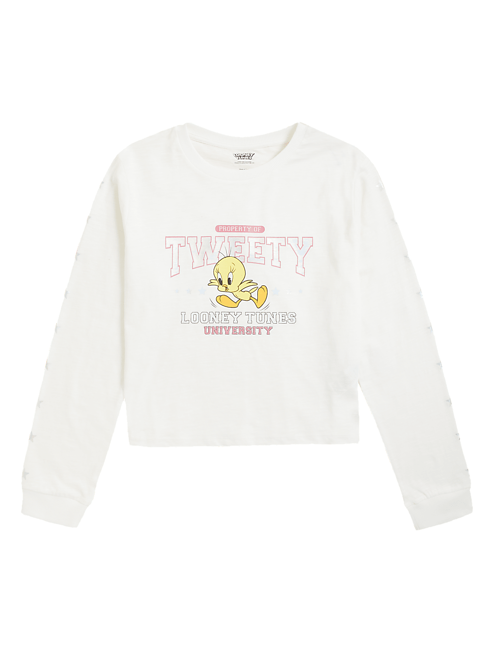 Pure Cotton Looney Tunes™ Long Sleeve Top