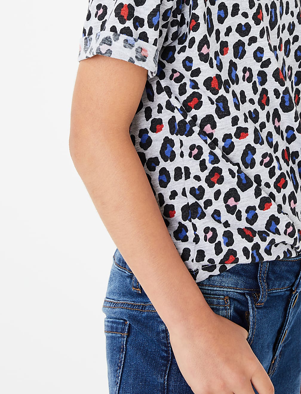 All Over Leopard Print T-Shirt (3-16 Years)