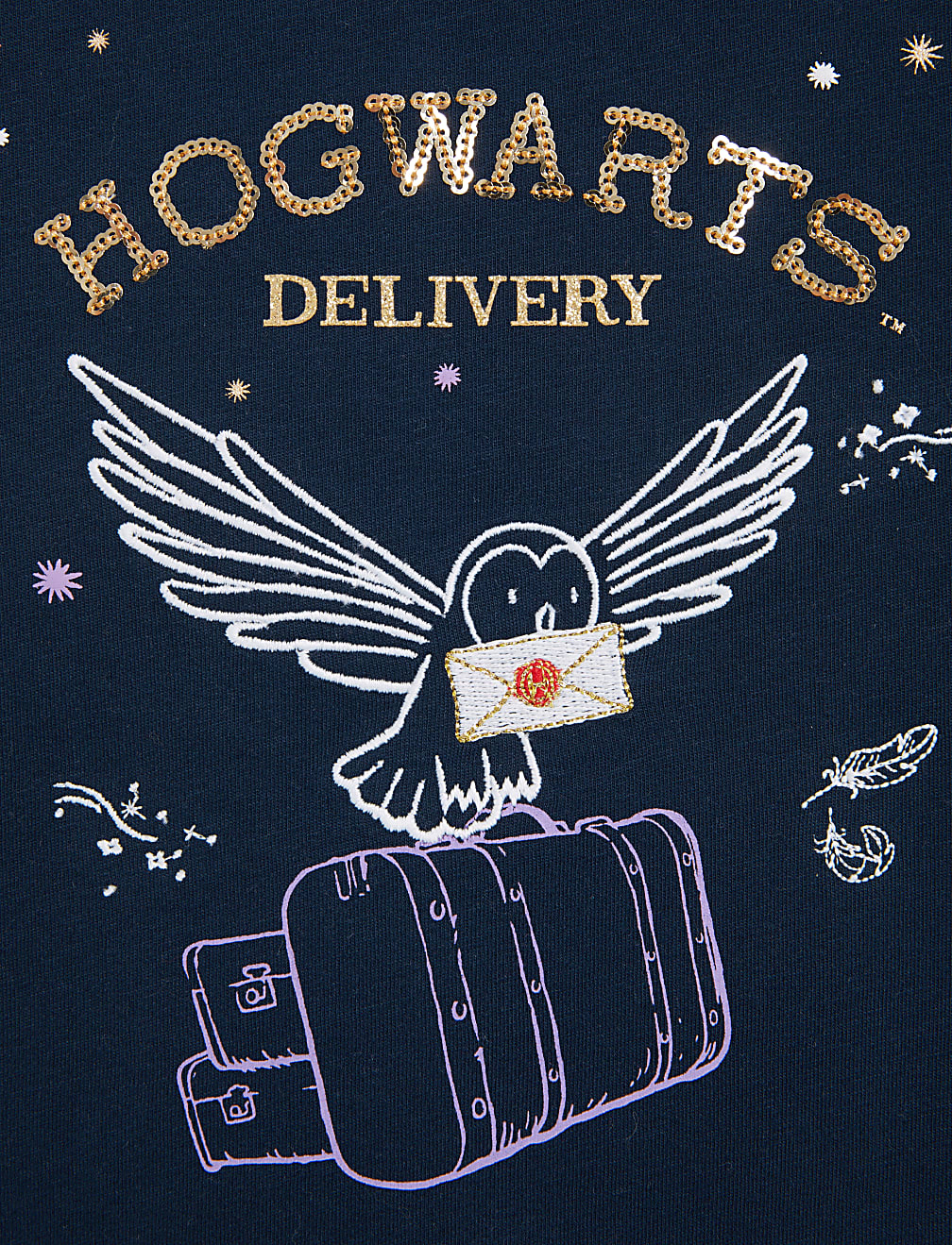Harry Potter™ Pure Cotton Sequin Top (2-16 Yrs)