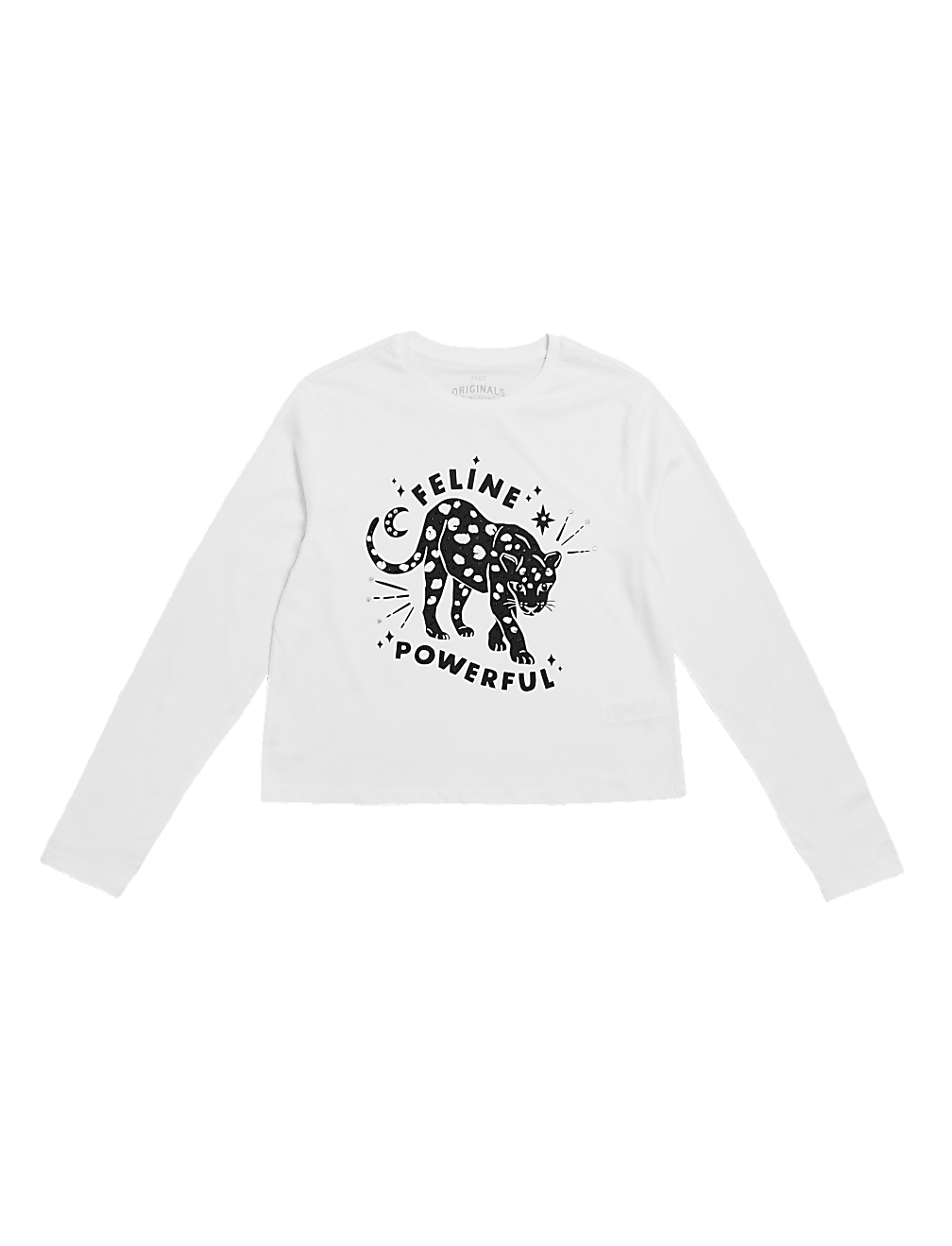 Pure Cotton Gem Slogan Top (6-16 Yrs)
