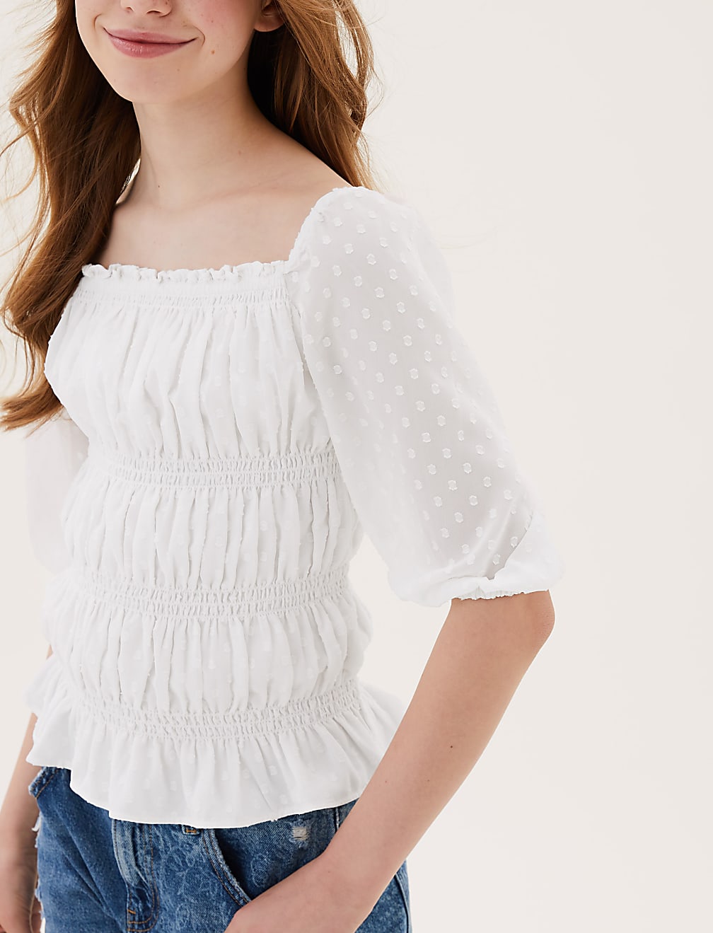 Shirred Top (6-16 Yrs)