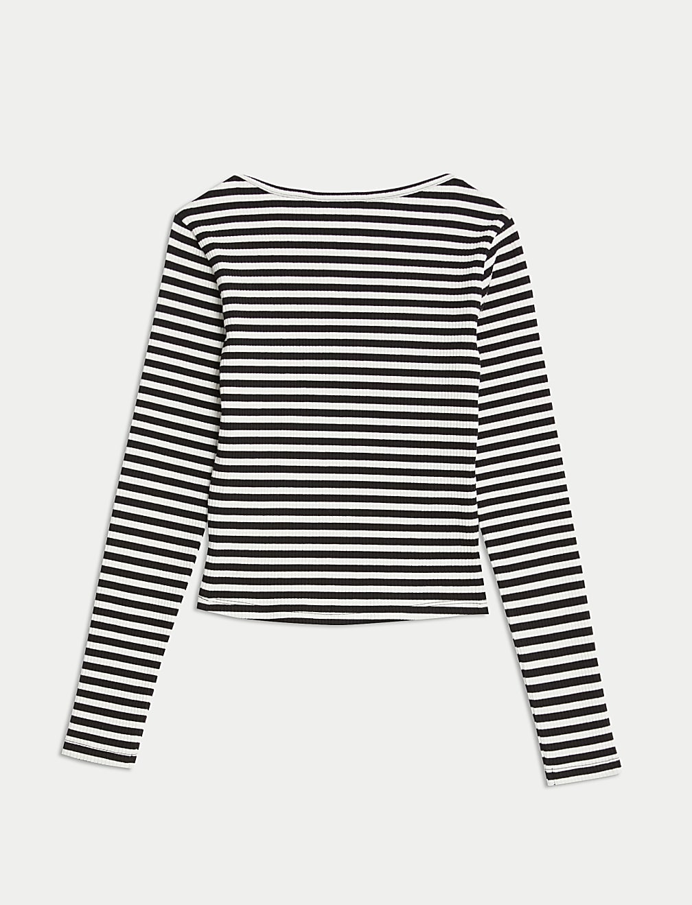 Cotton Rich Striped Ribbed Top (6-16 Yrs)