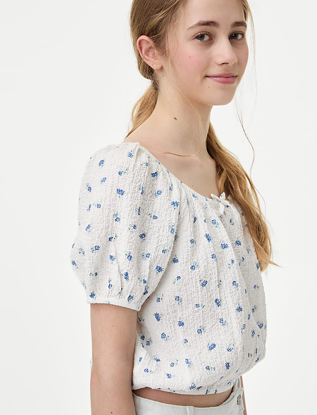 Cotton Rich Patterned Top (6-16 Yrs)