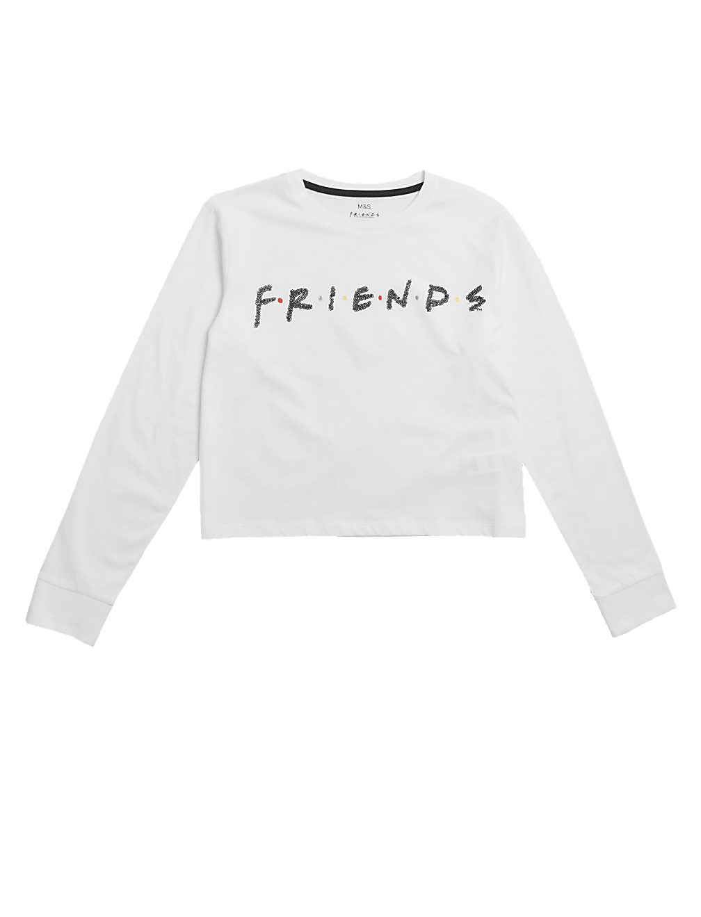 Pure Cotton Friends&trade; Sequin Top (6-16 Yrs)