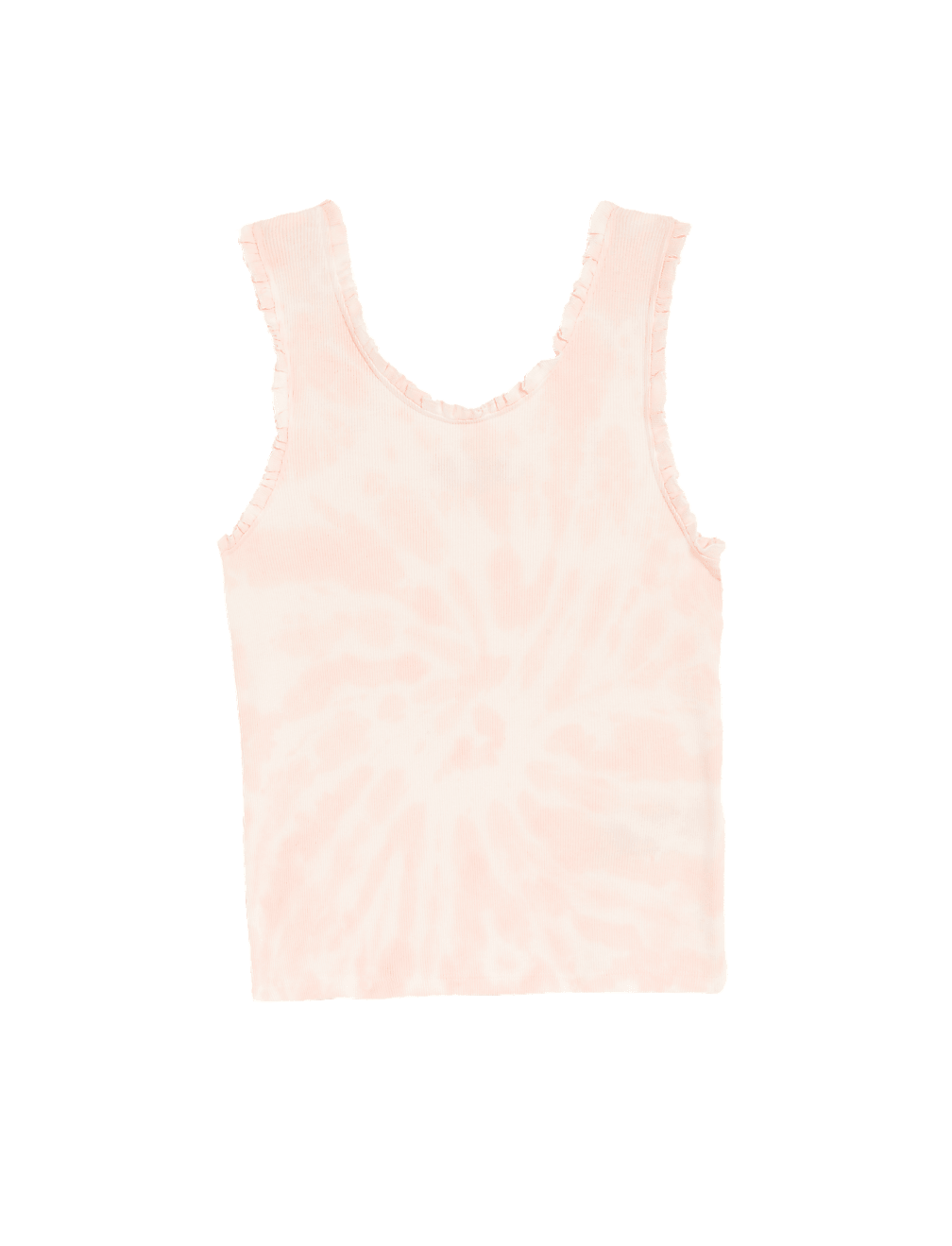 Cotton Rich Tie Dye Ribbed Vest