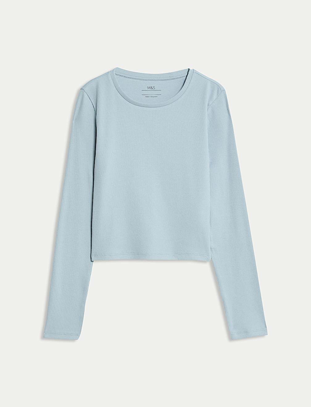 Cotton Rich Ribbed Plain Top (6-16 Yrs)