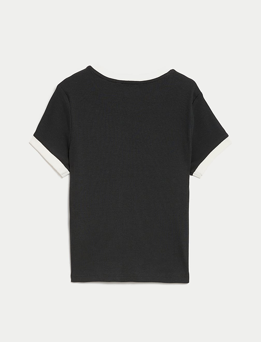Cotton Rich Ribbed Slogan T-Shirt (6-16 Yrs)