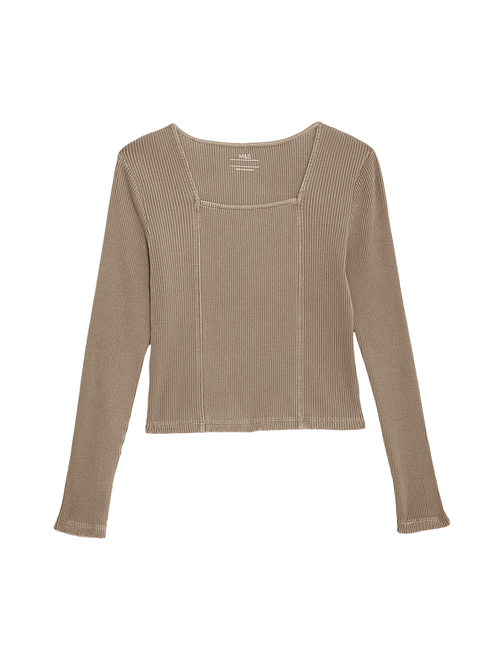 Cotton Rich Ribbed Top (6-16 Yrs)