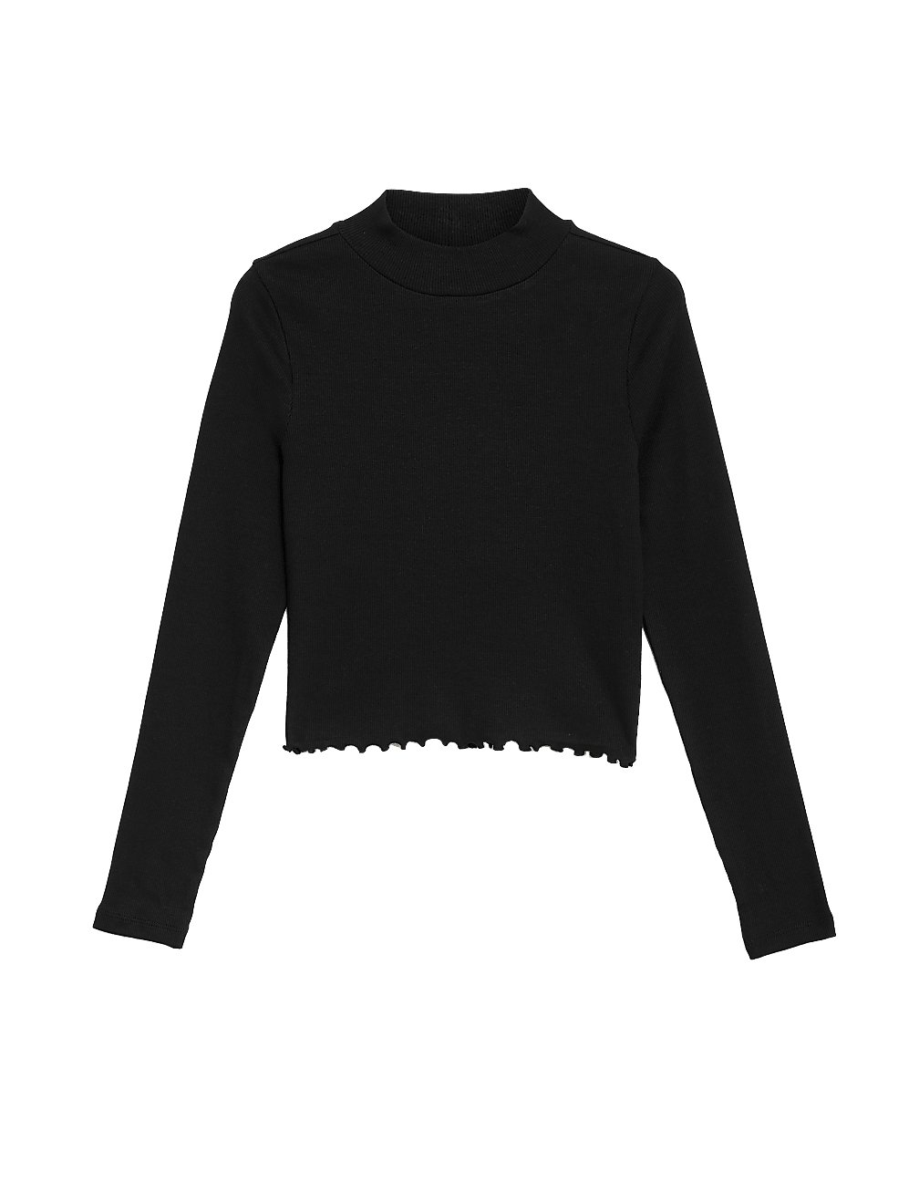 Cotton Rich Ribbed Top (6-16 Yrs)