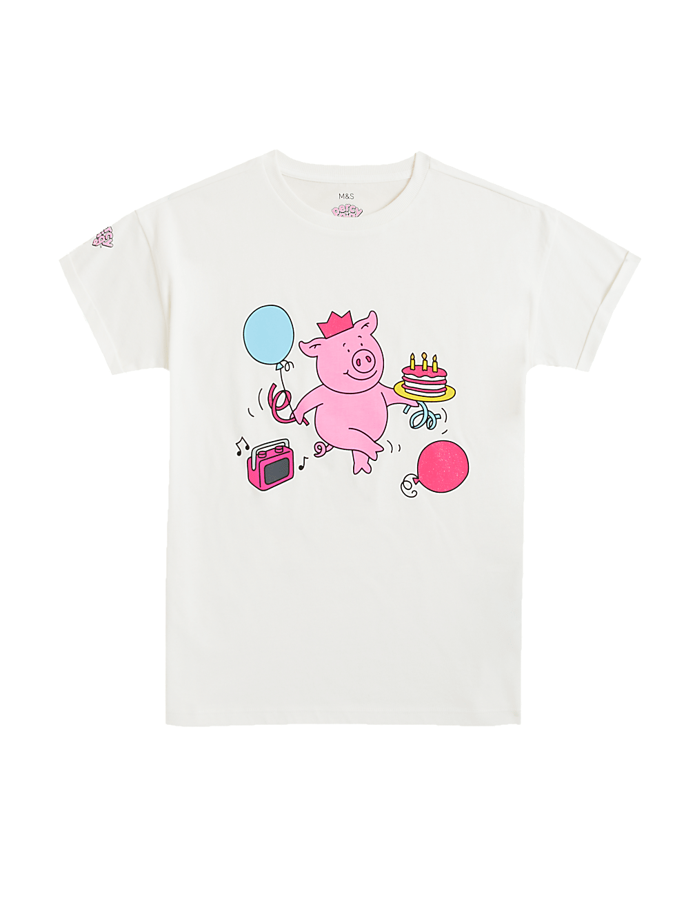 Pure Cotton Percy Pig™ T-Shirt (2-16 Yrs)