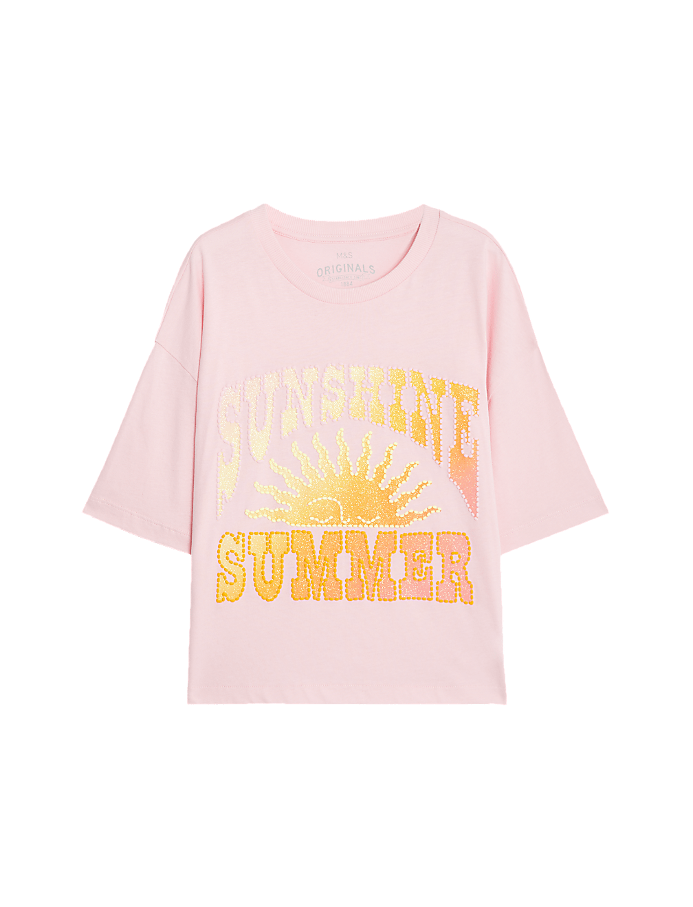 Pure Cotton Graphic T-Shirt (6-16 Yrs)