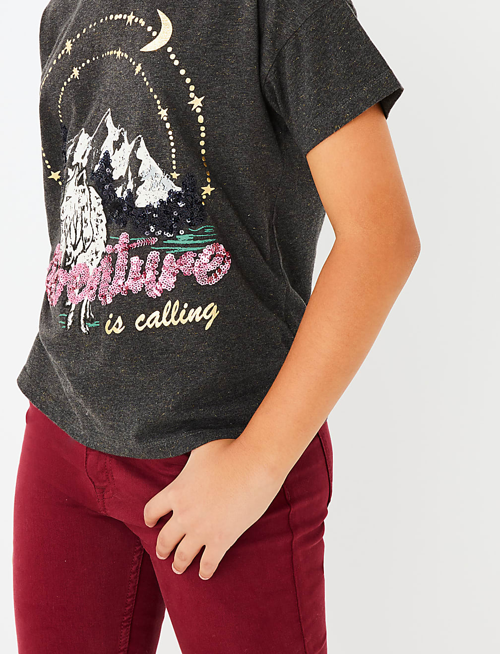 Wolf Print T-Shirt (3-16 Years)