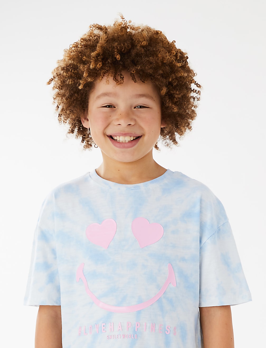 SmileyWorld&reg; Cotton Rich Tie Dye T-Shirt (6-16 Yrs)