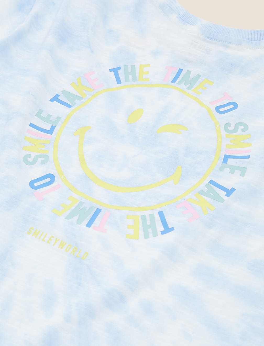 SmileyWorld&reg; Cotton Rich Tie Dye T-Shirt (6-16 Yrs)