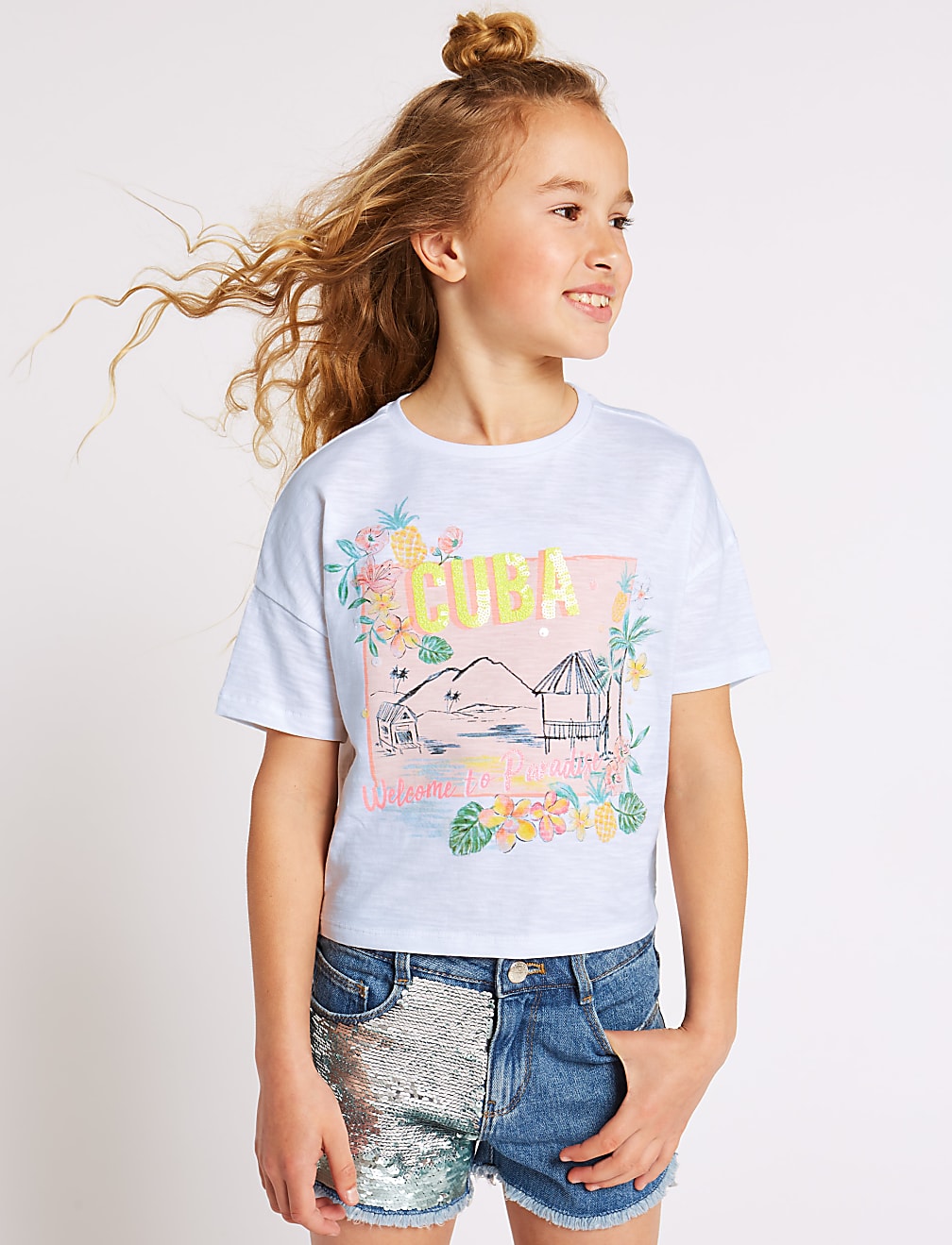 Pure Cotton Cuba T-Shirt (3-16 Years)