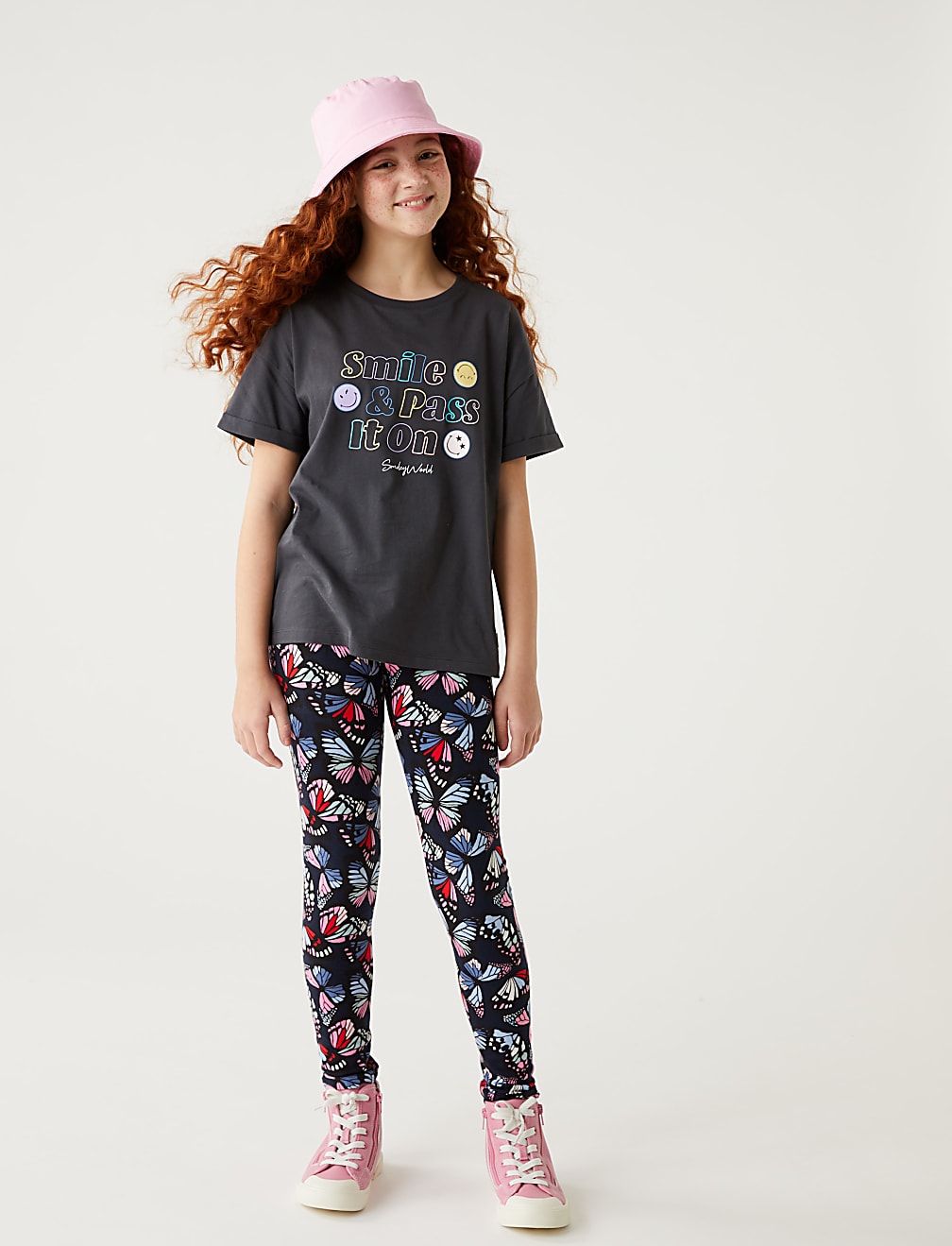 Pure Cotton SmileyWorld® Slogan T-Shirt