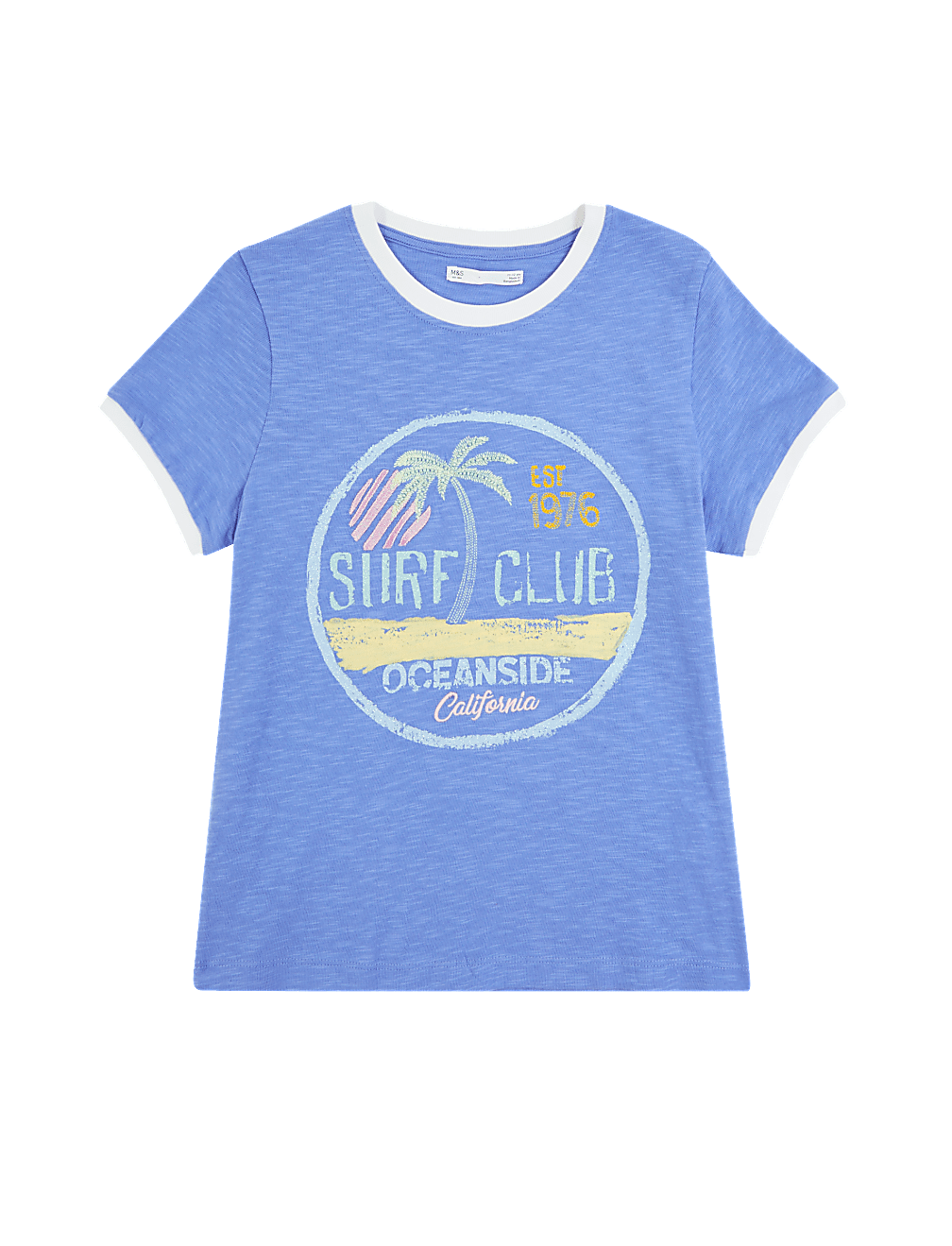 Cotton Surf Club Slogan T-Shirt (6-16 Yrs)