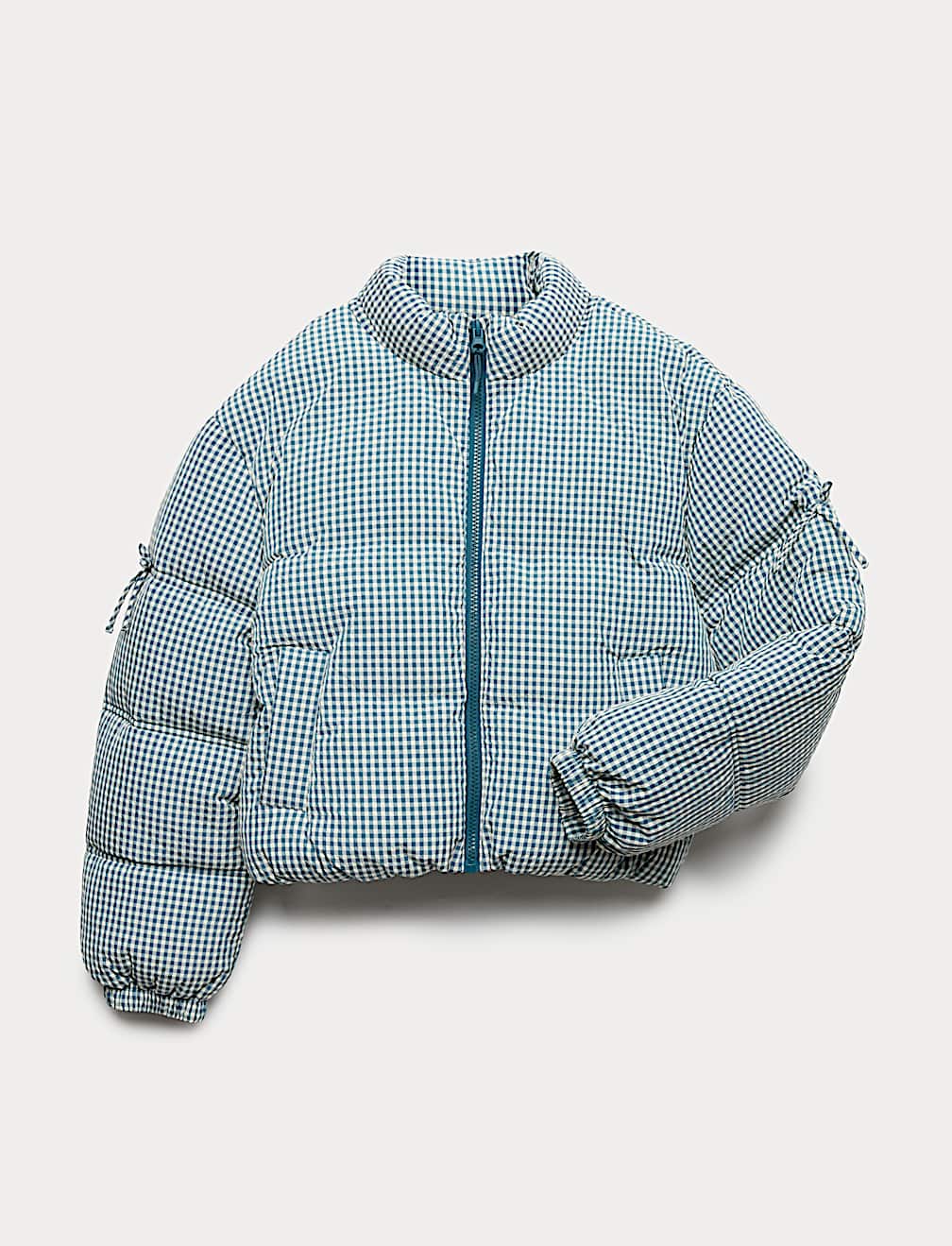 Stormwear&trade; Gingham Puffer Jacket (6-16 Yrs)