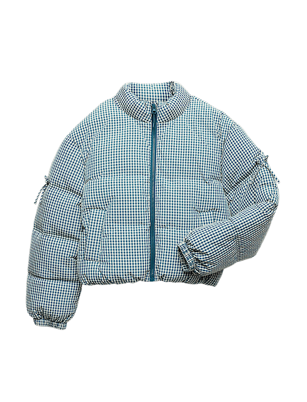Stormwear&trade; Gingham Puffer Jacket (6-16 Yrs)