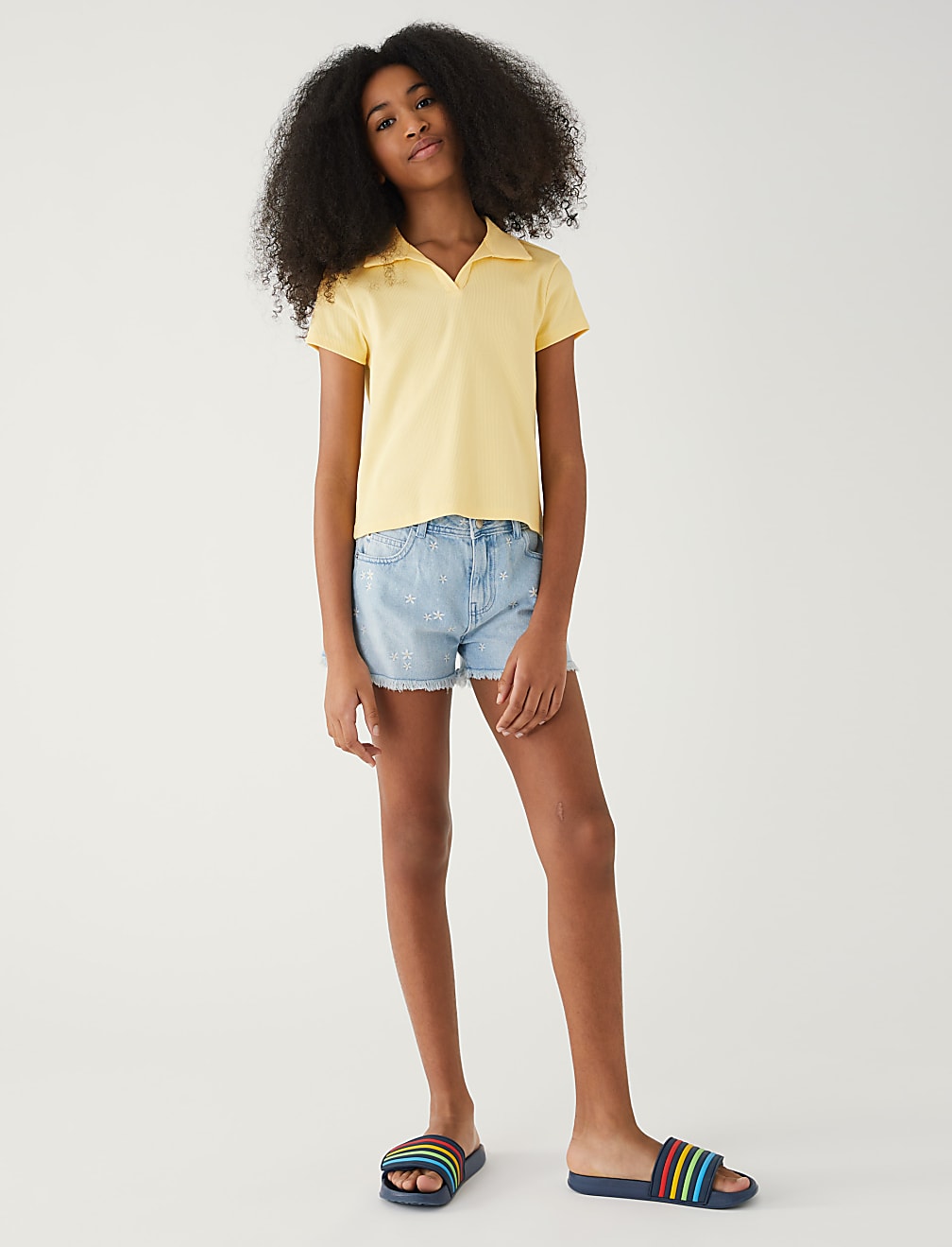 Cotton Rich Ribbed T-Shirt