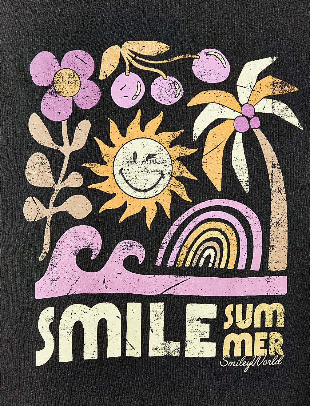 Pure Cotton SmileyWorld® Graphic T-Shirt (6-16 Yrs)