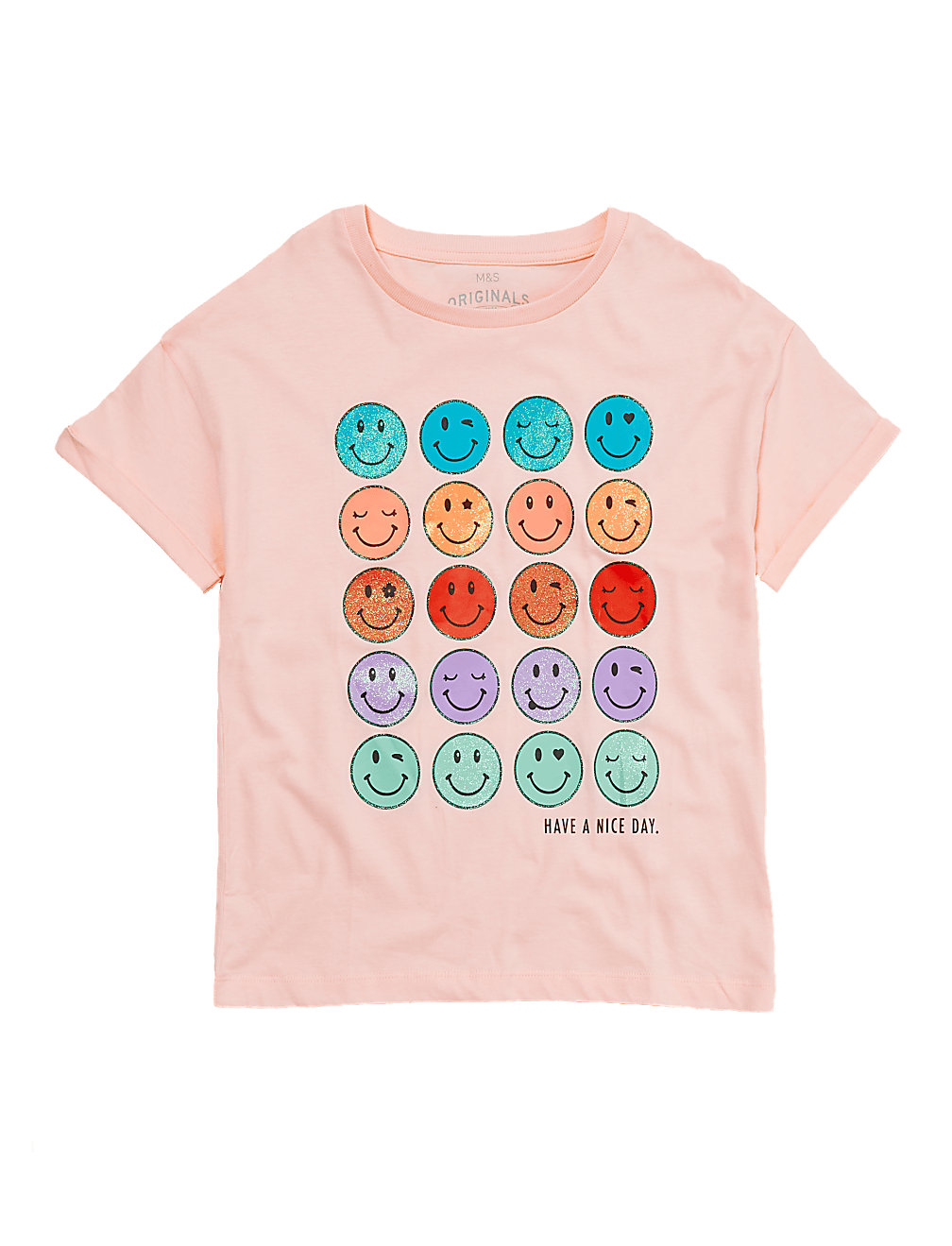 Organic Pure Cotton Smile T-shirt (6-14 Yrs)
