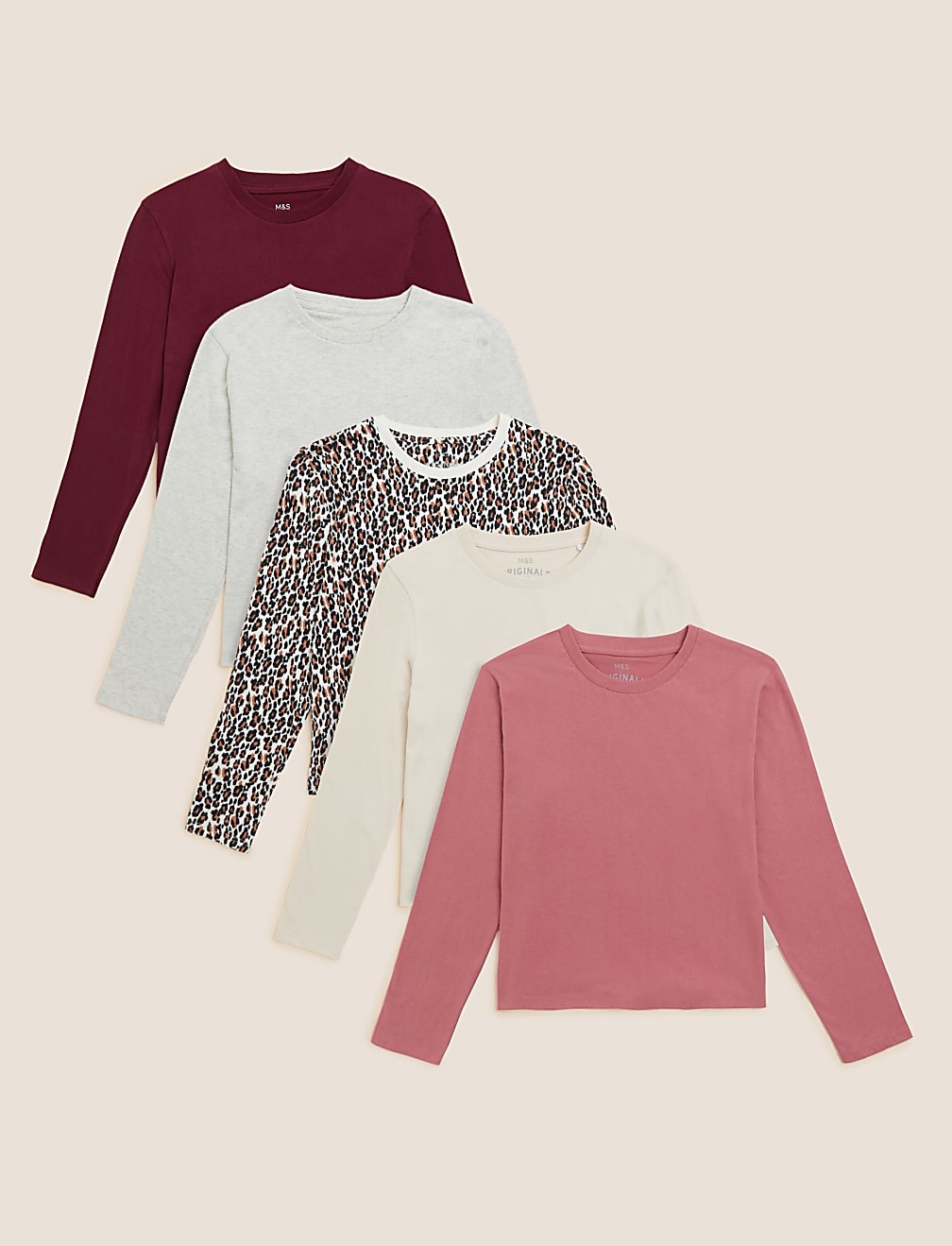 5pk Pure Cotton Tops