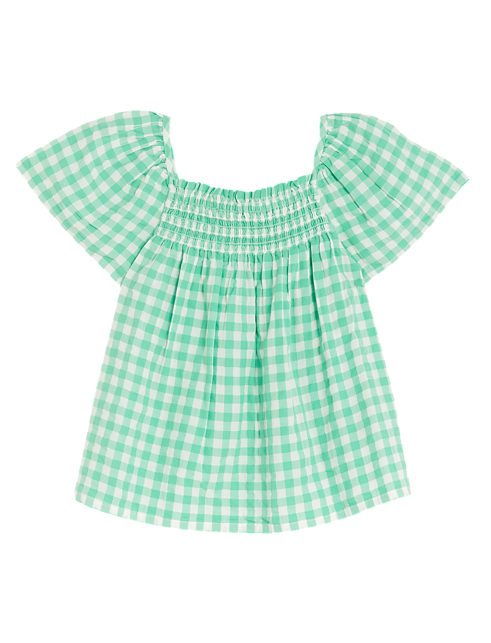 Cotton Rich Checked Blouse