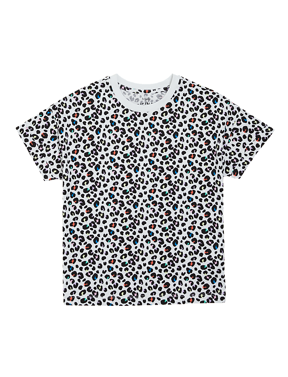 Pure Cotton Animal Print T-Shirt (6-16 Yrs)