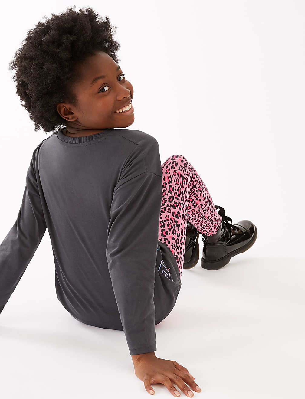 Pure Cotton Glitter Star Top