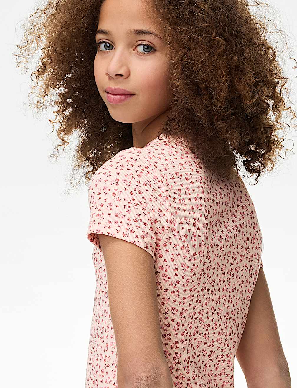 Cotton Rich Ditsy T-Shirt (6-16 Yrs)