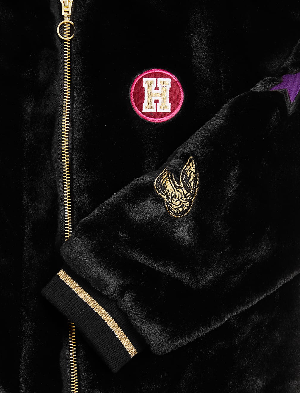 Harry Potter™ Faux Fur Bomber Jacket (2-16 Yrs)