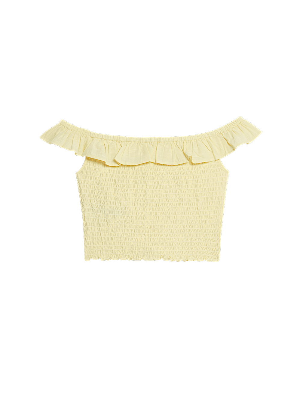 Cotton Rich Frill Bardot Top (6-16 Yrs)