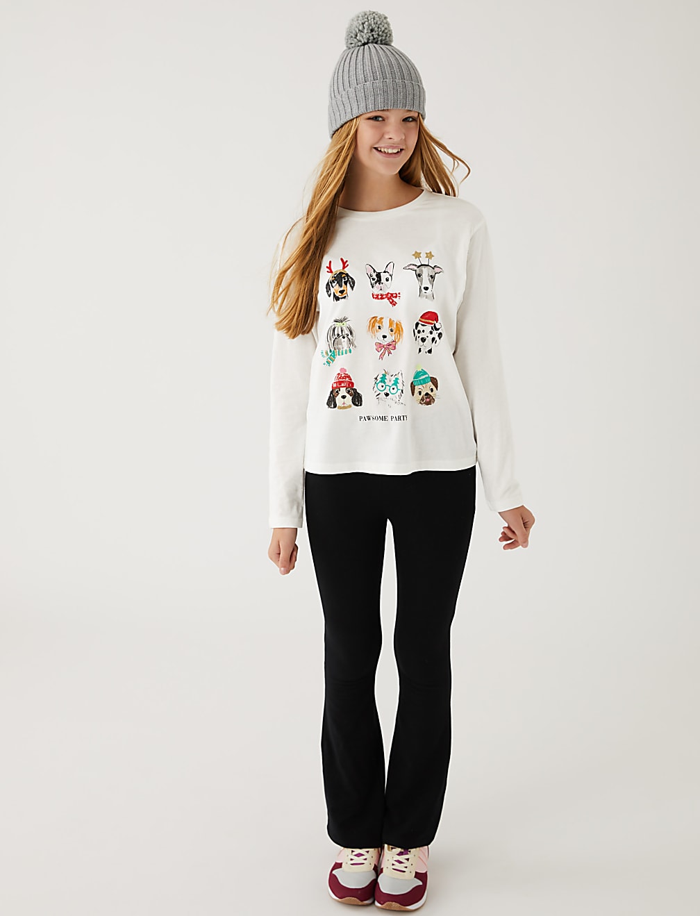 Pure Cotton Dog Print Top