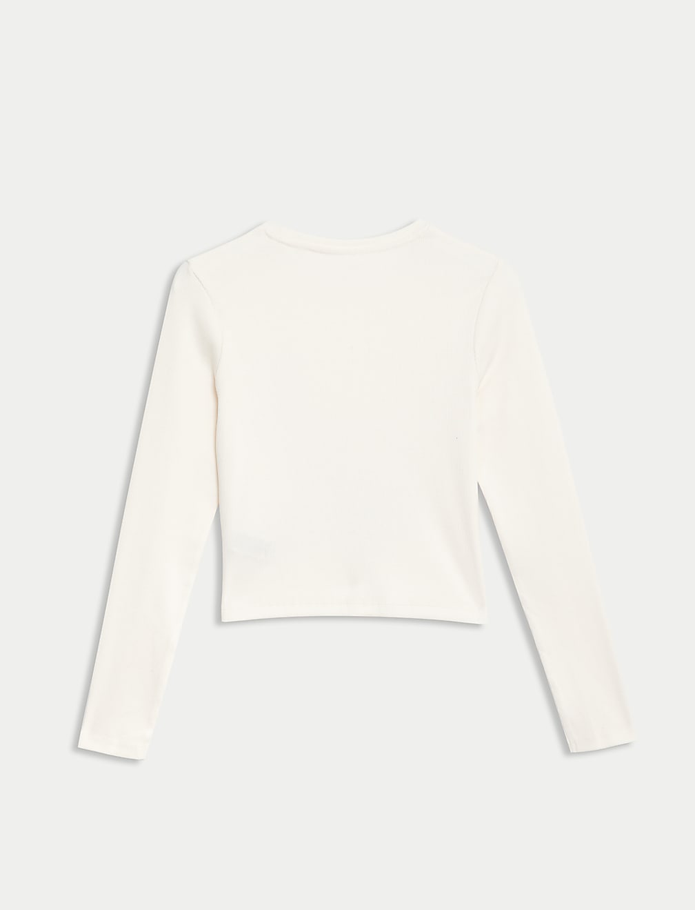 Cotton Rich Graphic Ribbed Top (6-16 Yrs)