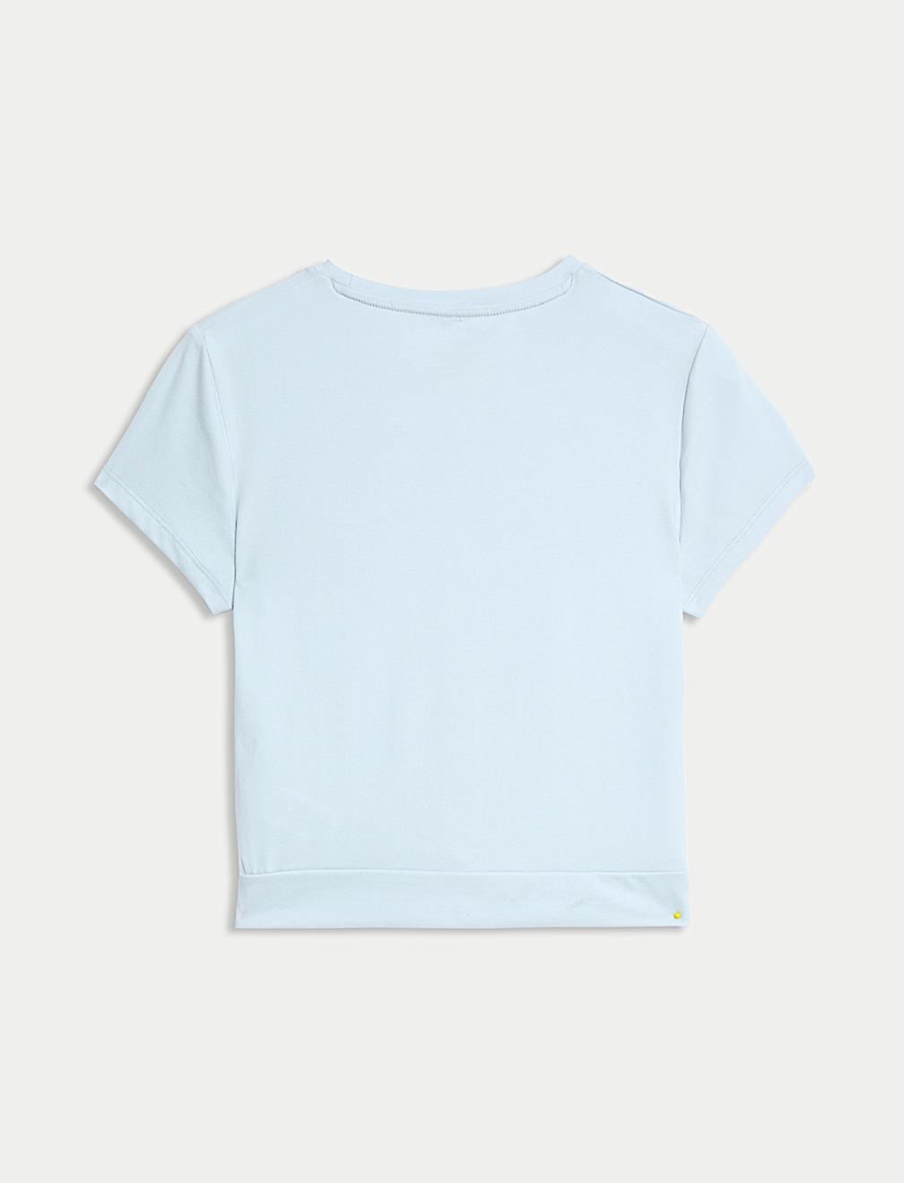 Cotton Rich Twist Front T-Shirt (2-16 Yrs)