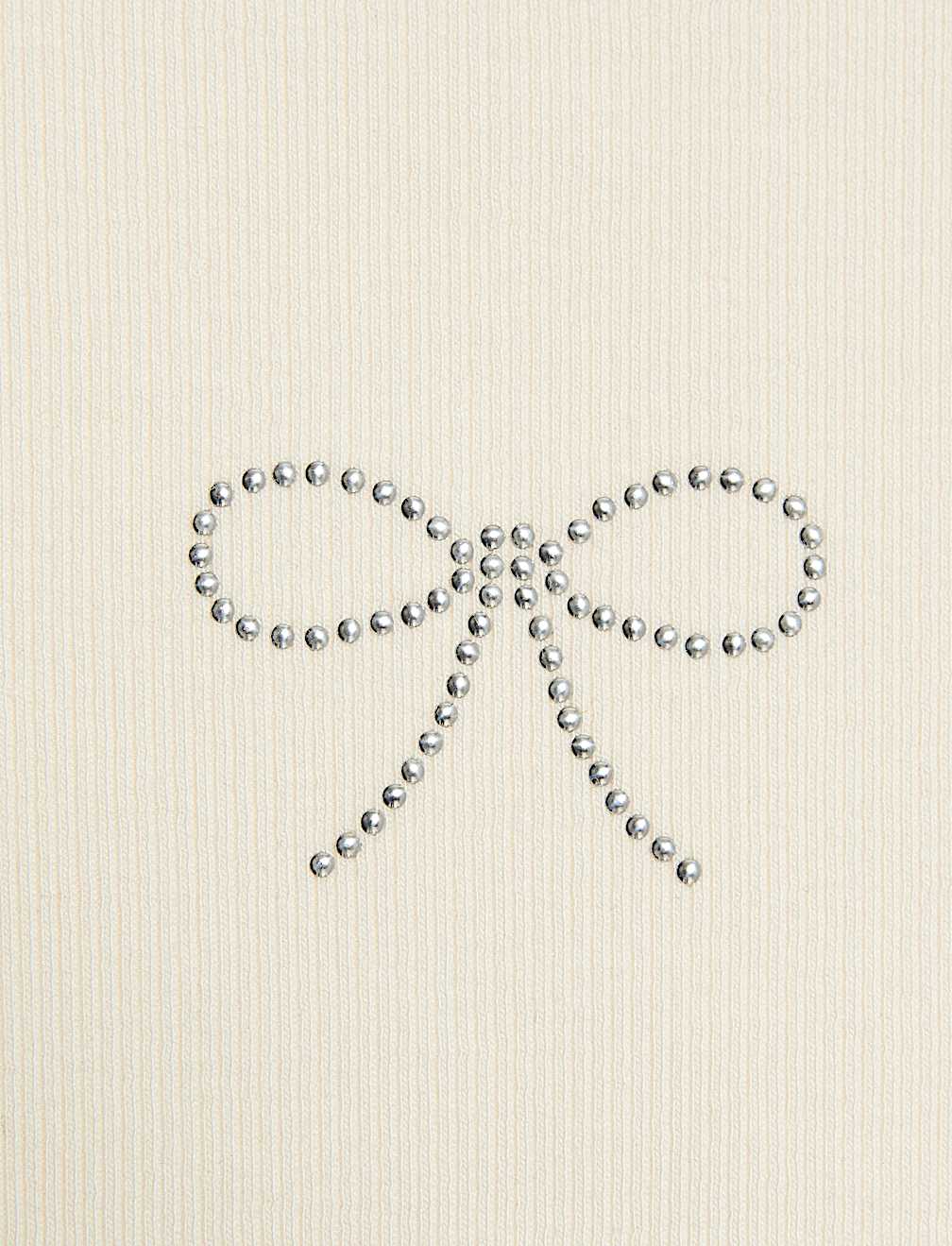 Cotton Rich Slogan Ribbed Top (6-16 Yrs)