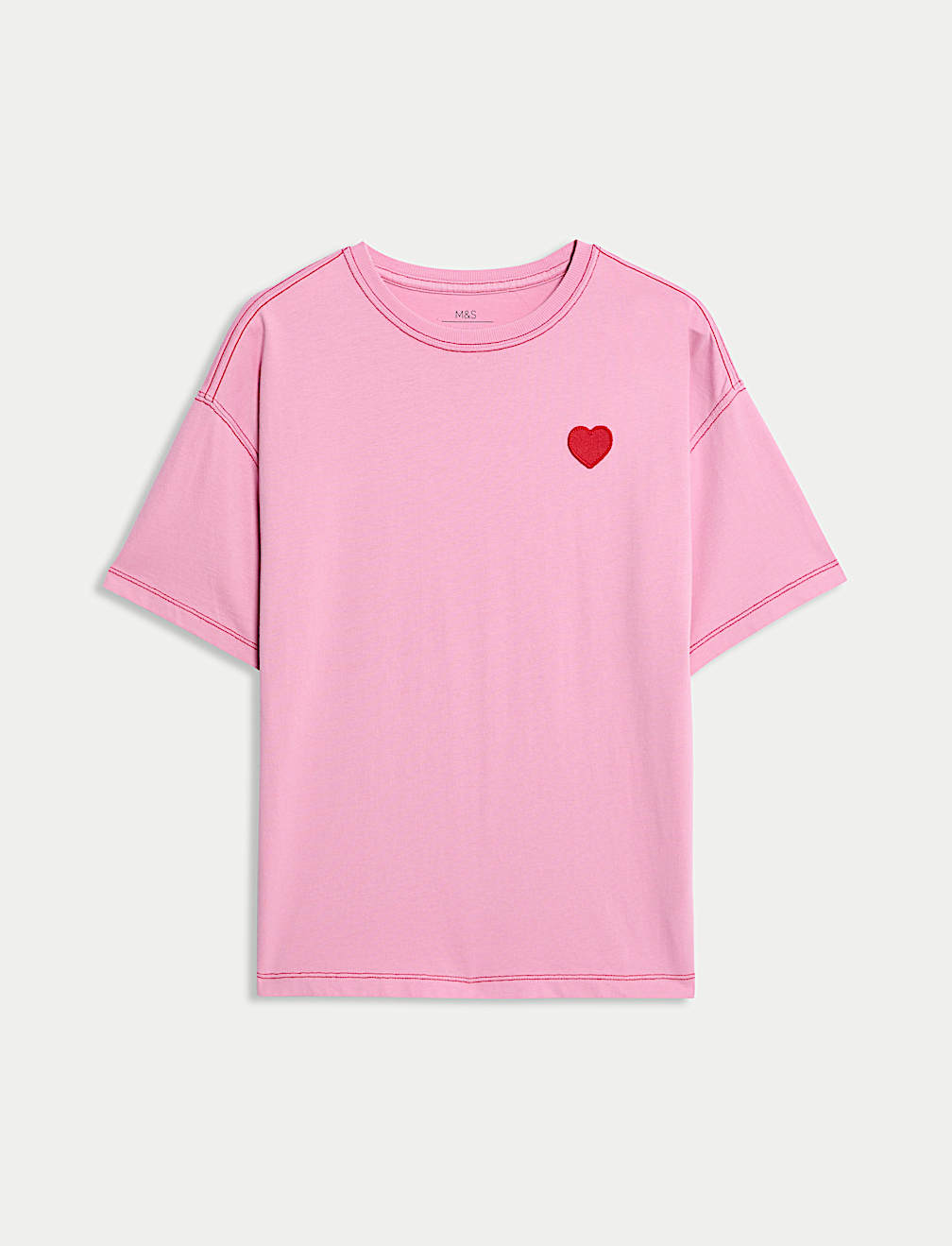 Pure Cotton Embroidered T-Shirt (2-16 Yrs)