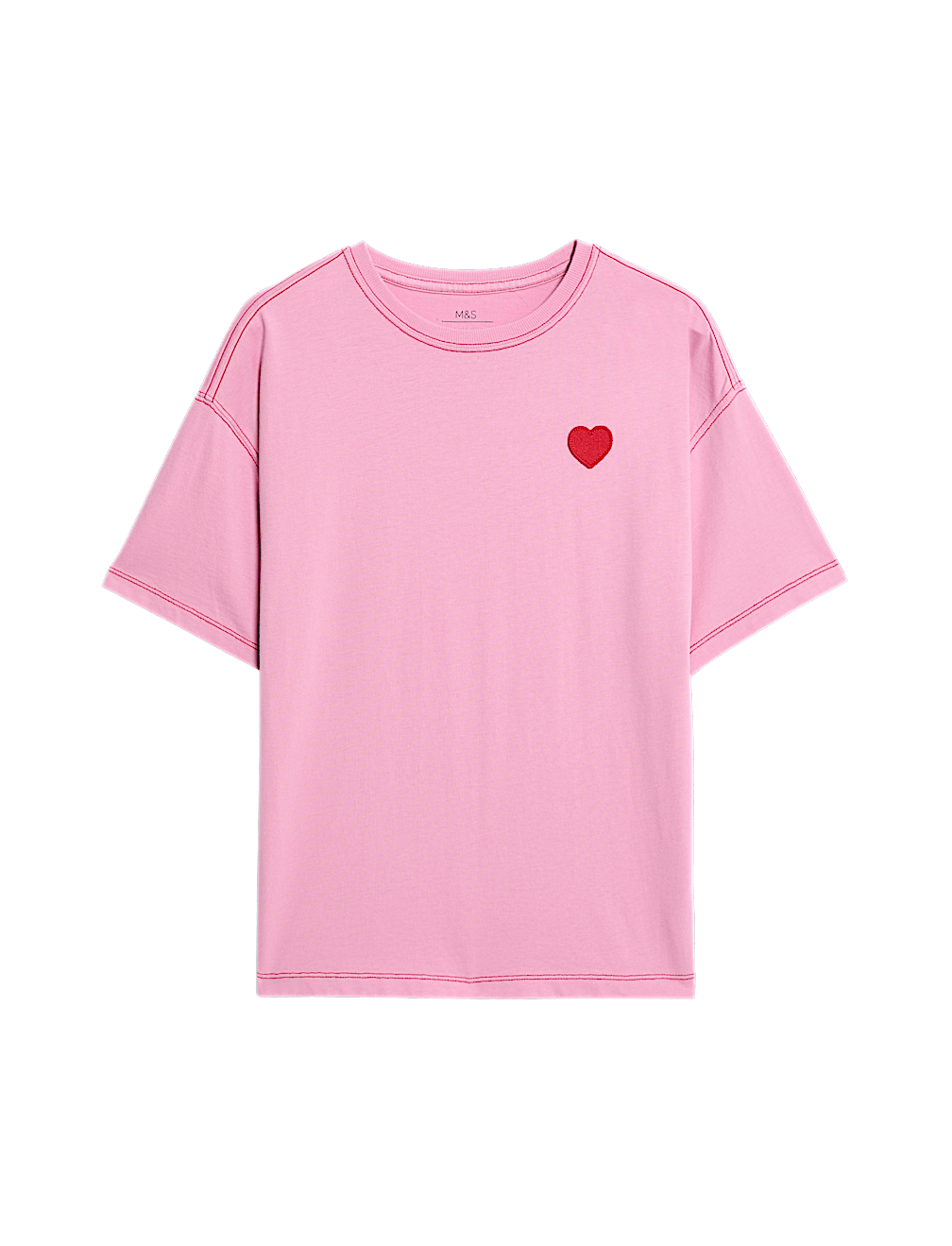 Pure Cotton Embroidered T-Shirt (2-16 Yrs)