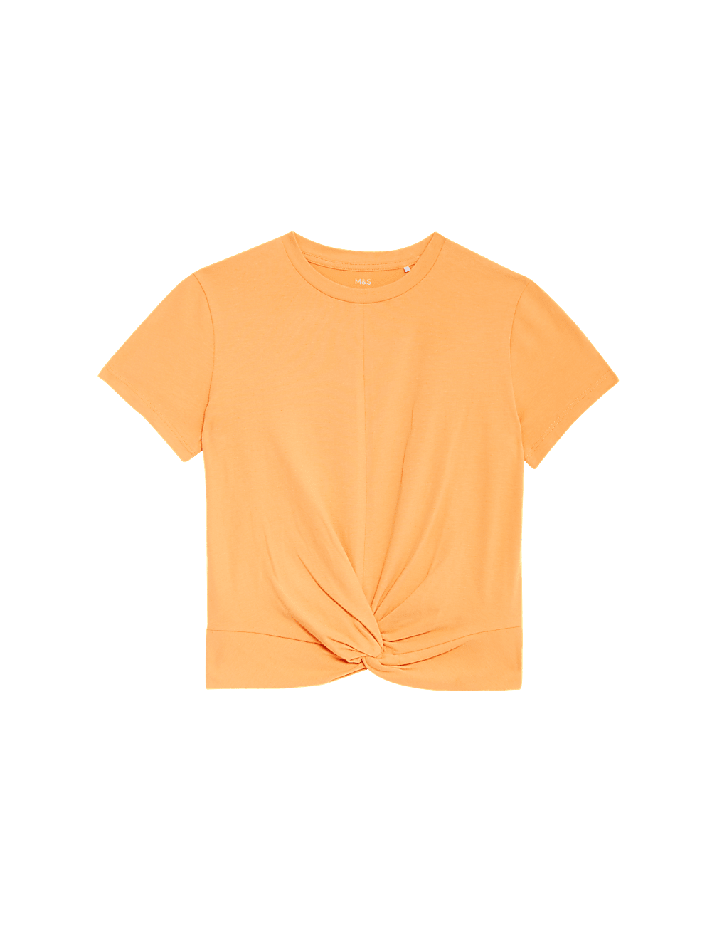 Cotton Rich Twist Front T-Shirt (6-16 Yrs)