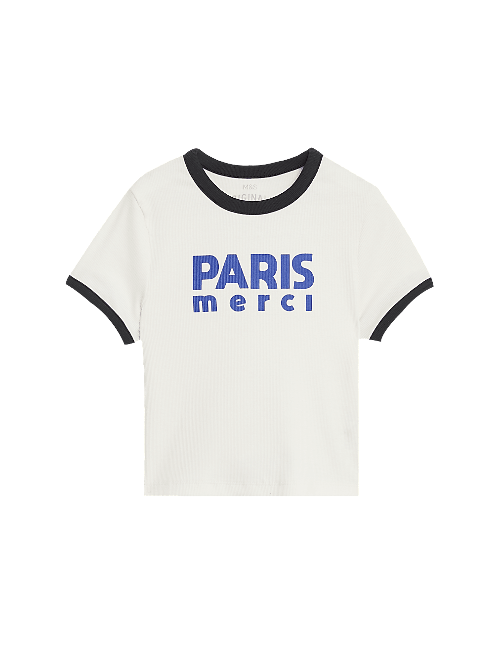 Cotton Rich Ribbed T-Shirt (6-16 Yrs)