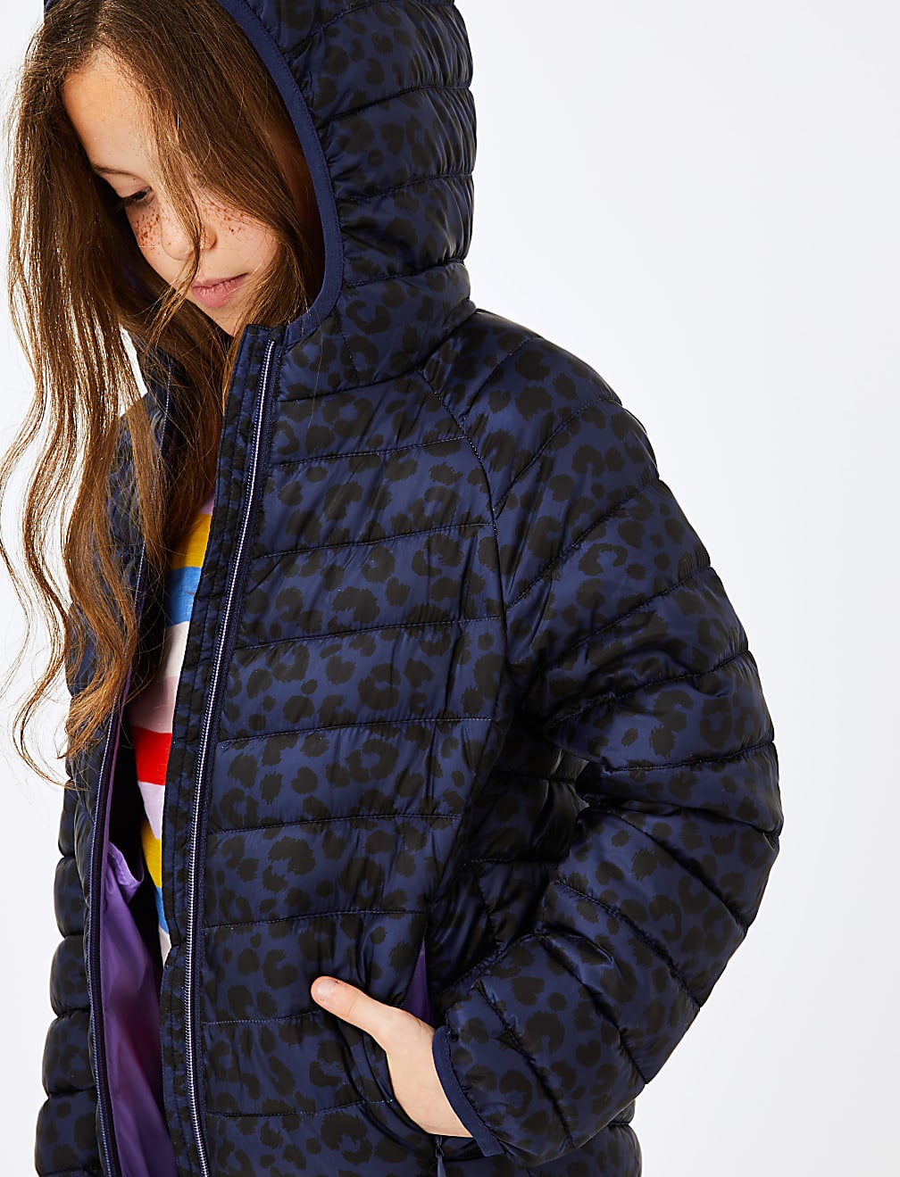 Stormwear™ Padded Spot Print Coat (3-16 Years)
