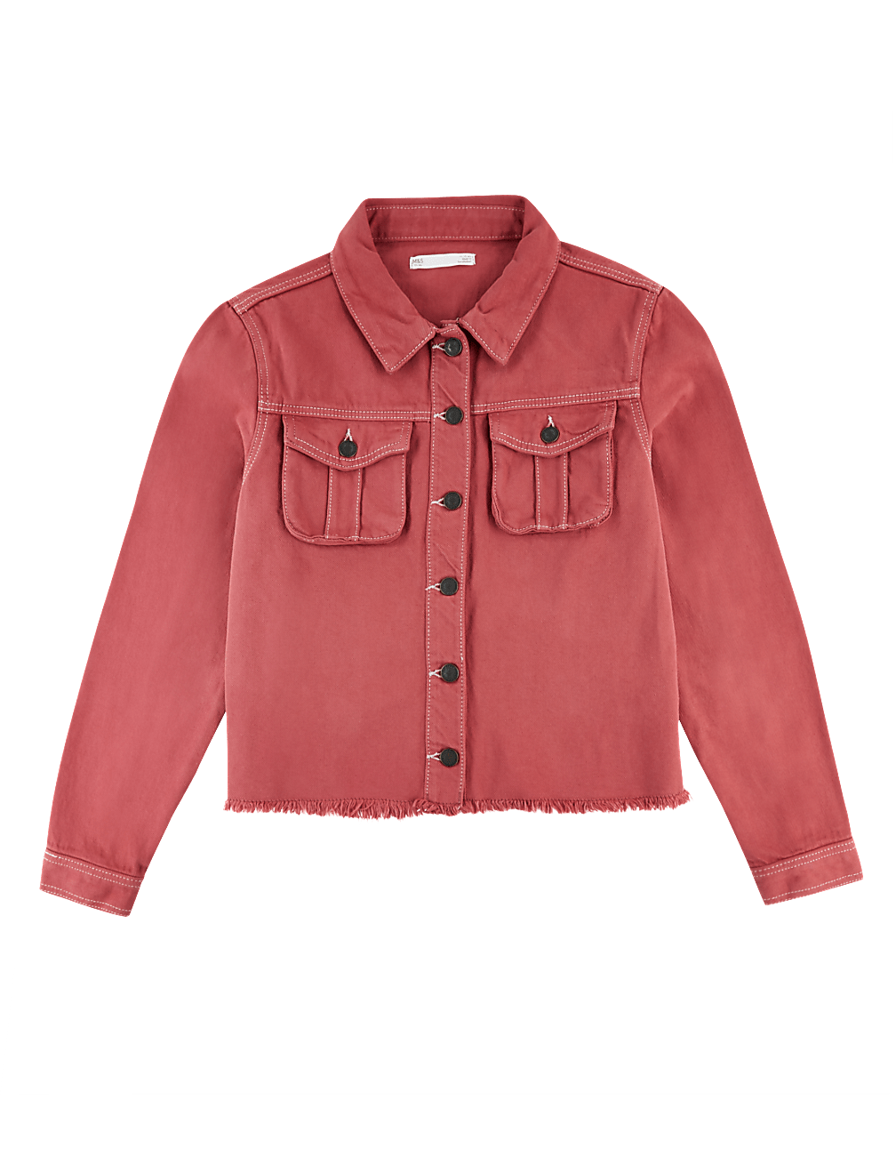 Cotton Coloured Denim Jacket (6-16 Years)