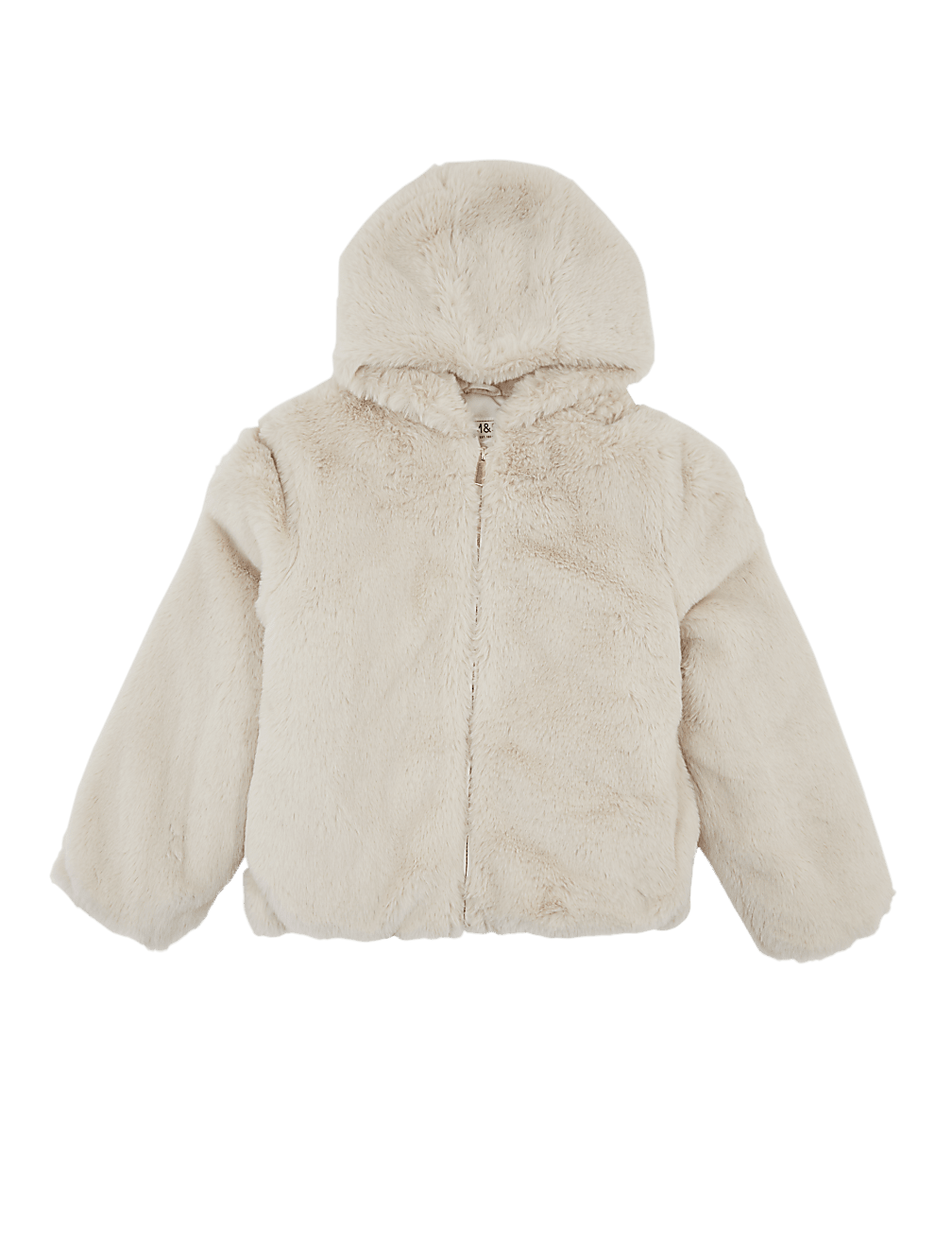 Faux Fur Hooded Coat (6-16 Yrs)