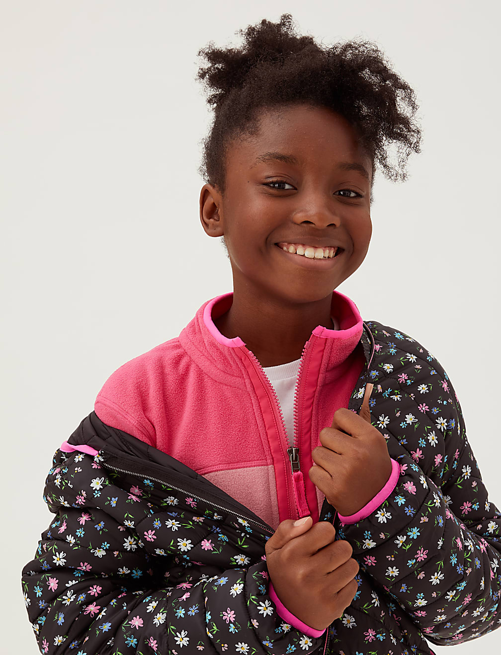 The Stormwear&trade; Floral Lightweight Padded Jacket (2-16 Yrs)