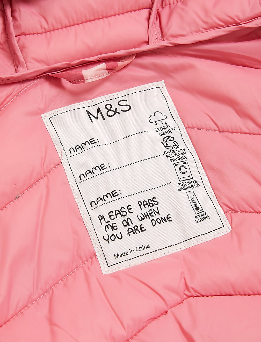 The Stormwear™ Camo Lightweight Padded Jacket (2-16 Yrs)