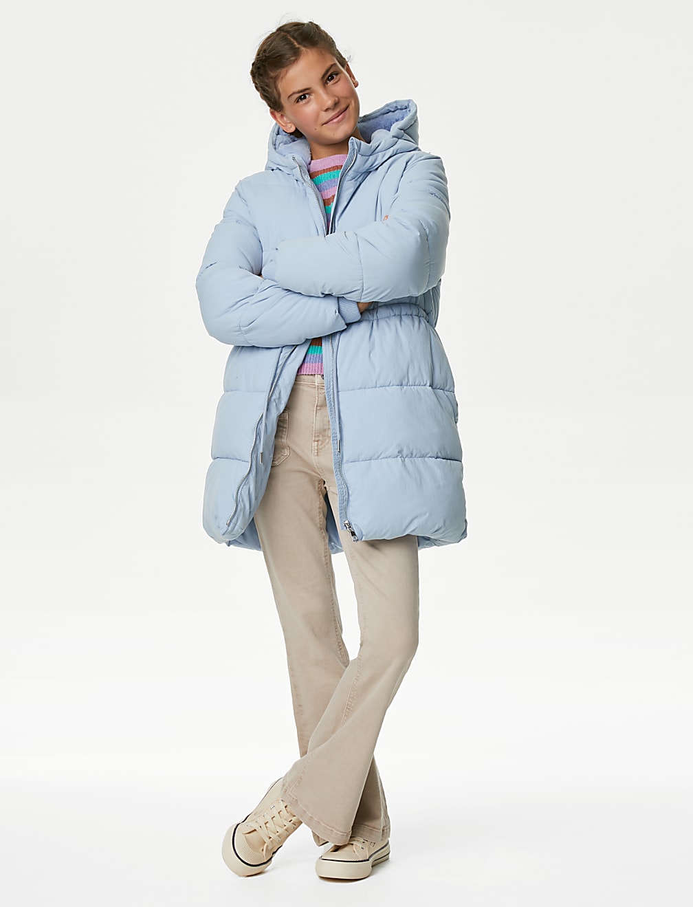 Buy Stormwear Hooded Padded Coat 6 16 Yrs at Marks Spencer