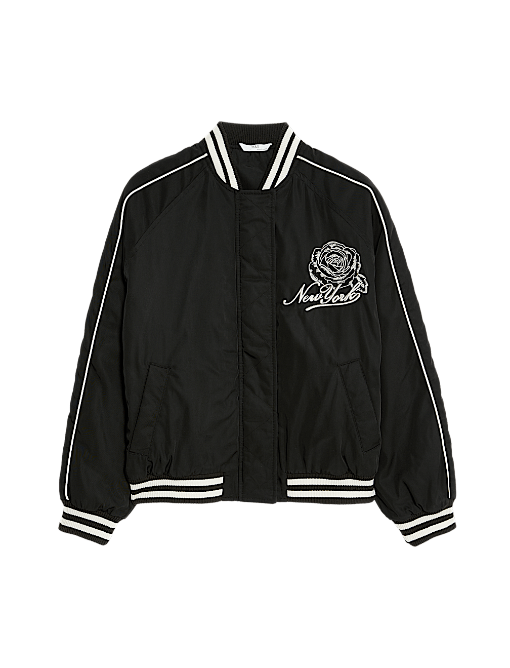 New York Embroidery Bomber Jacket (6-16 Yrs)