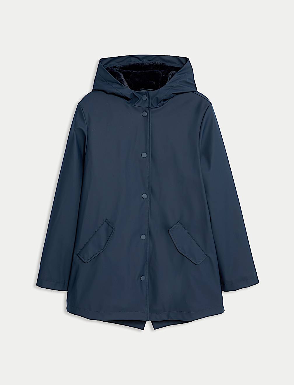Faux Fur Lined Fisherman Coat (6-16 Yrs)